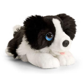 Keel Toys Border collie knuffel - pluche - zwart/wit - 25, Verzenden, Nieuw