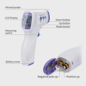 Contactloze Infrarood Koortsthermometer - Snel & Digitaal vo, Verzenden, Nieuw