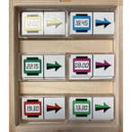 Klok domino digitaal 2, Verzenden, Nieuw