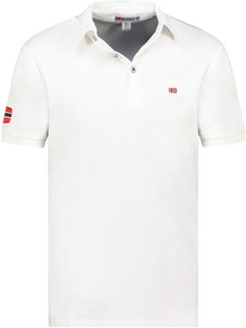 Geographical Norway Expedition Heren Polo Kars Wit, Verzenden, Nieuw, Wit