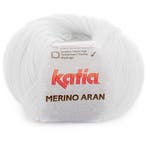 Katia Merino Aran - 01 wit - Merinogaren, Ophalen of Verzenden, Nieuw