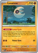 Lunatone 105/217 Holo Ascended Heroes, Ophalen of Verzenden, Nieuw, Losse kaart, Foil