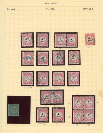 Nederland en Overzeese Rijksdelen 1874/1896 -, Gestempeld