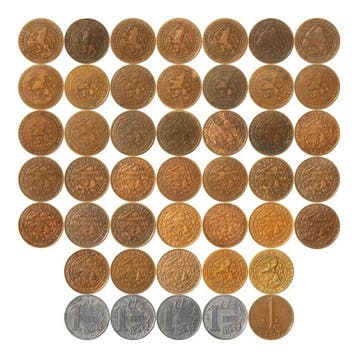 Nederland. Wilhelmina. 1 Cent 1892 t/m 1948 compleet (45, Postzegels en Munten