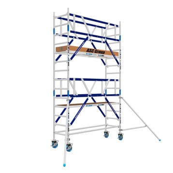 AGS Pro rolsteiger ASC 75 x 250 x 5,2wh tweezijdig, Verzenden, Nieuw, Rolsteiger of Kamersteiger, 5 meter of hoger