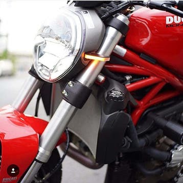 New Rage Cycles 09-13 Ducati Monster 1100 Front Turn Signals, Ophalen of Verzenden, Nieuw