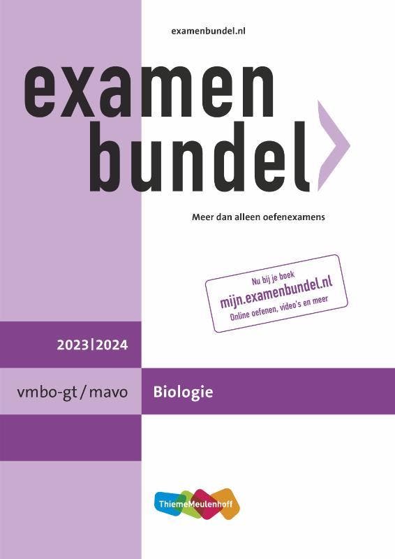 Examenbundel vmbo gtmavo Biologie 20232024 9789006648225, Boeken, Studieboeken en Cursussen, Zo goed als nieuw, Verzenden