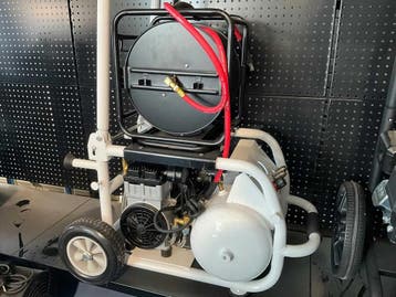 Abama TAT-2520HN Luchtcompressor low noise 20L met haspel, Verzenden, Nieuw