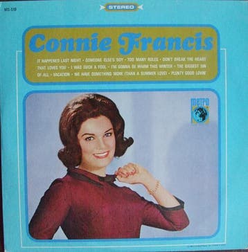 LP gebruikt - Connie Francis - Connie Francis, Verzenden, Zo goed als nieuw, Overige formaten