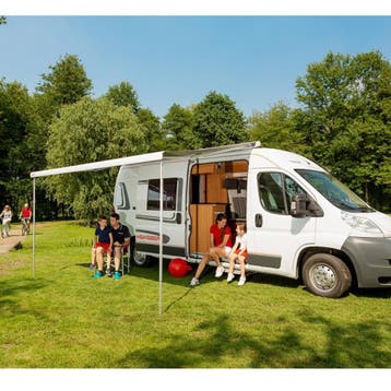 Fiamma F80S 450 Polar White-Royal Blue, Caravans en Kamperen, Ophalen of Verzenden, Nieuw, Fiamma