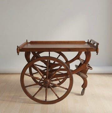 Serveerwagen - hard hout