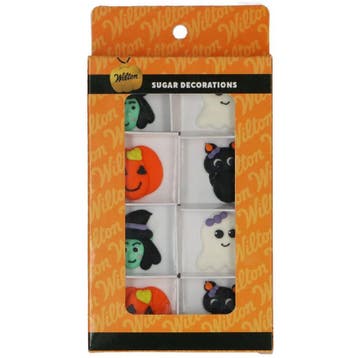 Wilton Suikerdecoratie Halloween Vrolijk 8st., Verzenden, Nieuw
