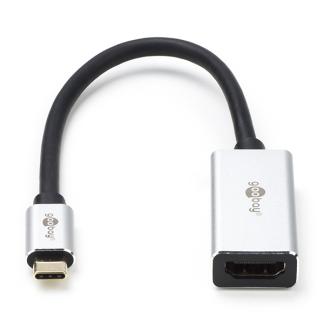 USB C naar HDMI adapter | Goobay | 0.15 meter, Verzenden, Nieuw