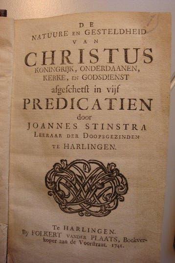 Johannes Stinstra - De natuur en gesteldheid van Christus, Antiek en Kunst