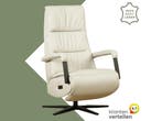 Leren relaxfauteuil met hartbalans Core, Huis en Inrichting, Fauteuils, Bohemian, Industrieel, Modern, Scandinavisch, Nieuw, Ophalen of Verzenden