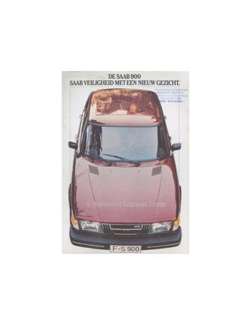 1980 SAAB 900 PROGRAMMA BROCHURE NEDERLANDS, Boeken, Nieuw, Author