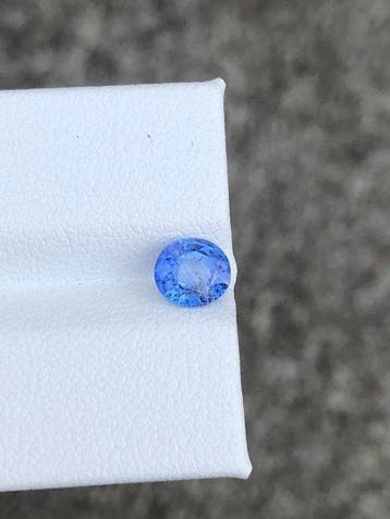 Zonder minimumprijs - 1 pcs Blauw Saffier - 1.06 ct -, Sieraden, Tassen en Uiterlijk, Edelstenen, Nieuw