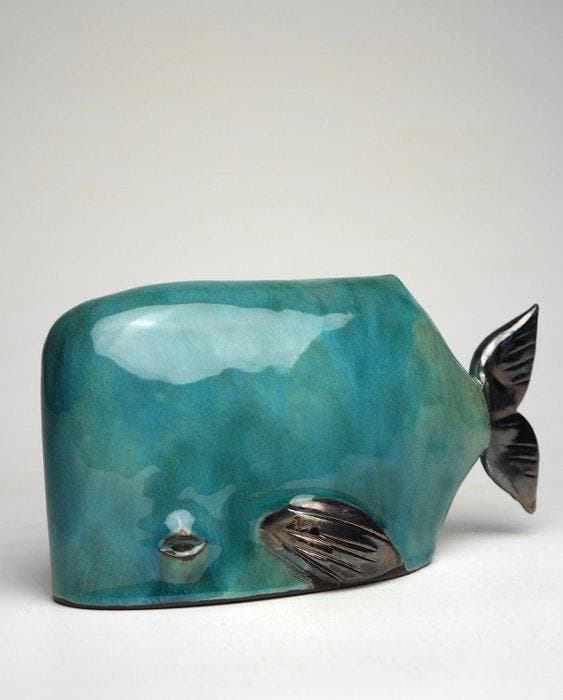 Urszula Despet - Blue Whale, Antiek en Kunst, Kunst | Designobjecten