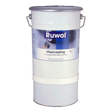 Ruwol 2K Epoxy Vloercoating RAL 7011 5 Kg, Verzenden, Nieuw