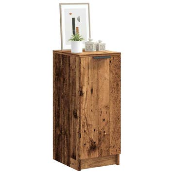 vidaXL Schoenenkast 29,5x35x70 cm bewerkt hout oud, Verzenden, Nieuw