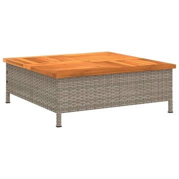 Tuintafel - Nieuwstaat retourdeal met 51% korting, Ophalen of Verzenden, Zo goed als nieuw, Vierkant, Wicker