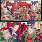 Ysh Chikanobu — Kabuki-triptiek, Nakamura Manten in de rol