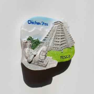 Chichen Itza Magneet - Mexico Maya Ruïnes Koelkastdecoratie, Verzenden