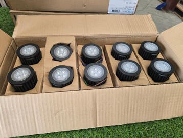 Inbouwspots 9 x 10 stuks Philips, Tuin en Terras, Nieuw