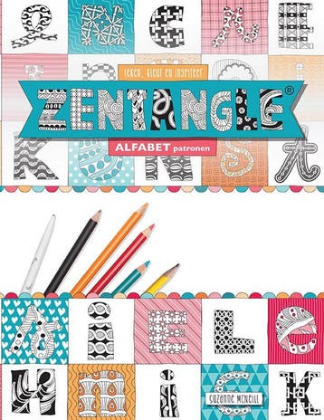 Alfabet patronen / Zentangle - Suzanne McNeill 9789043917445, Boeken, Verzenden, Zo goed als nieuw, Suzanne McNeill