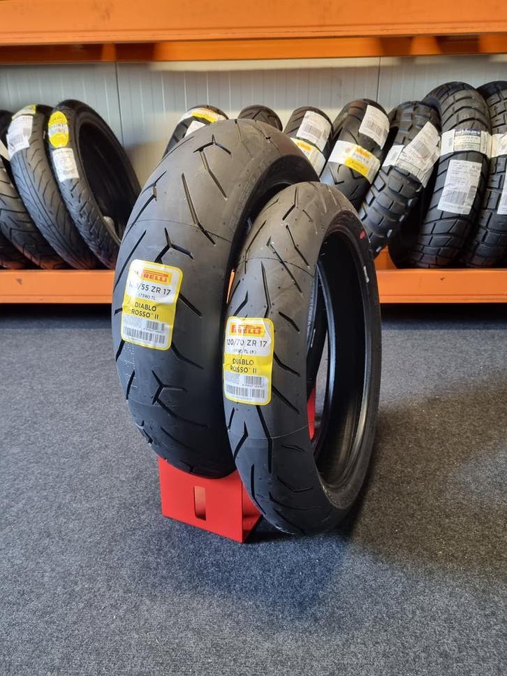 Pirelli Diablo Rosso II motorbanden ACTIE!!!, Motoren, Onderdelen | Merk-onafhankelijk, Nieuw, Ophalen of Verzenden
