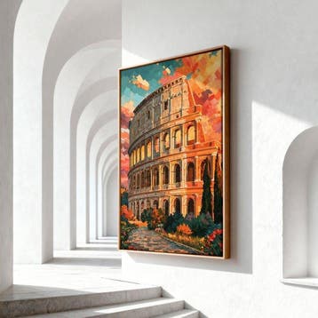 Iconica - Sunset Echoes of Rome - unique 1/1 XXL (150 x 100