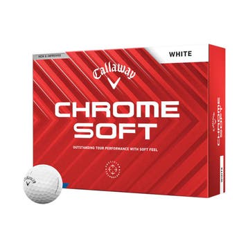 Callaway Chrome Soft - al bedrukt met logo - Wit, Ophalen of Verzenden, Nieuw