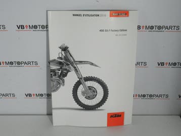 KTM 450 SX-F Manuel dutilisation, Ophalen of Verzenden, Nieuw