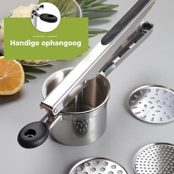 HI NATURE™ Purreestampers Aardappelpers - Roestvrijstalen, Ophalen of Verzenden, Nieuw