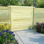 vidaXL Poort 100x100 cm geïmpregneerd grenenhout, Tuin en Terras, Tuinpoorten, Verzenden, Nieuw