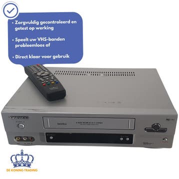 Daewoo ST834 | VHS Videorecorder | VHS Speler | Video Record, Verzenden, Gebruikt, VHS-speler of -recorder
