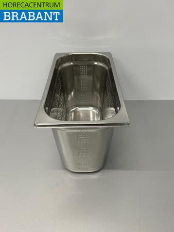 RVS Geperforeerde Gastronorm Bak GN Bak 1/3 GN Diepte 200 mm, Ophalen of Verzenden, Nieuw in verpakking
