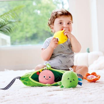 Hape sensorisch babyspeelgoed Pea P van €15,99 voor €14,94, Ophalen of Verzenden, Nieuw
