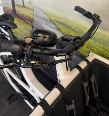 Demo: Urban Arrow Family Cargo Bakfiets met Riem-aandrijving, Ophalen of Verzenden, Zo goed als nieuw, 50 km per accu of meer