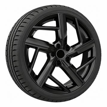 Audi A4 (B9) all-seasonset - hoogglans zwart (stijl 8), Ophalen of Verzenden, Nieuw