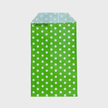 Kleine Kraft Papieren Zakjes met Stippen - Set van 10, 25 of, Verzenden, Nieuw