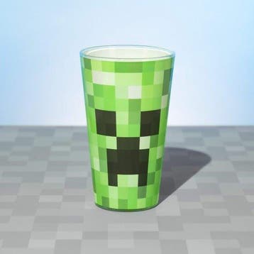 Minecraft Creeper Glass, Verzenden, Nieuw