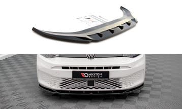 Maxton Design Frontspoiler V1 Glans Zwart VW Caddy 5 CS038, Nieuw, Voor, Volkswagen