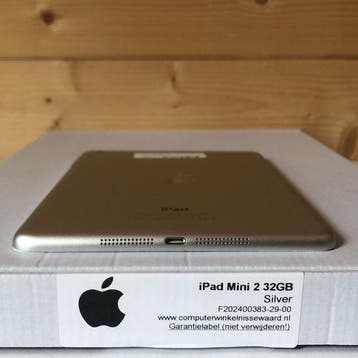 Apple iPad Mini 2 zilver 32GB 7,9 Wifi (4G) + garantie, Ophalen of Verzenden, Nieuw