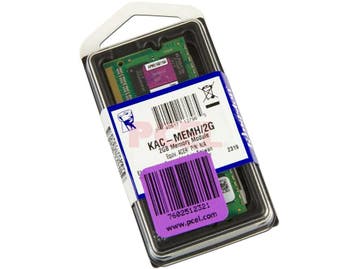 Kingston KAC-MEMH/2G – 2GB DDR3 SODIMM – 204-pin – 1066 MHz, Computers en Software, Ophalen of Verzenden, Nieuw