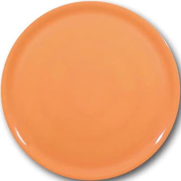 Pizza-/Pannenkoekenborden | SPECIALE | Porselein | Oranje |, Verzenden, Nieuw in verpakking
