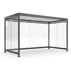 Nieuw de P-Line Plat dak fietsenstalling glas, Fietsen en Brommers, Nieuw
