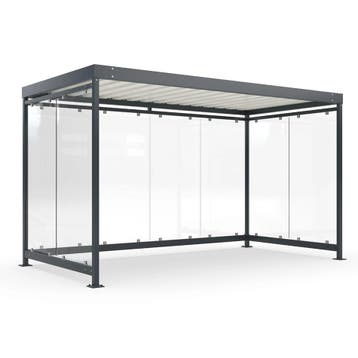 Nieuw de P-Line Plat dak fietsenstalling glas, Fietsen en Brommers, Nieuw