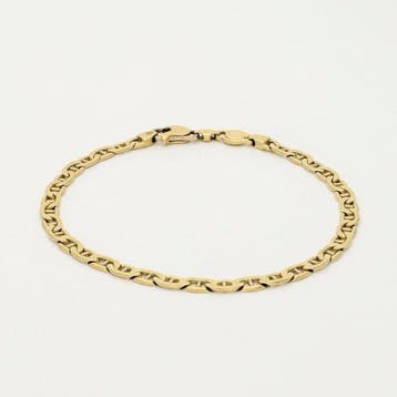 Armband - 18 karaat Geel goud, Sieraden, Tassen en Uiterlijk, Armbanden, Nieuw