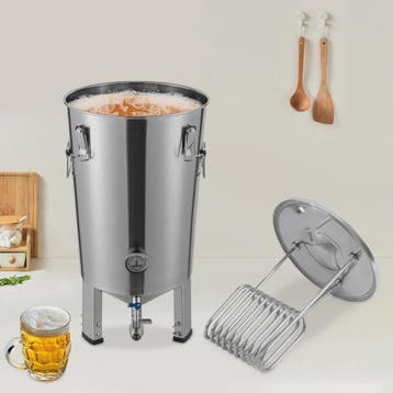 Roestvrijstalen Fermentatietank 26.6L (7.04 Gal) met Conisch, Verzenden, Nieuw